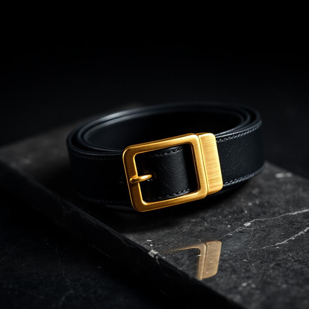 Brass Architecture Belt