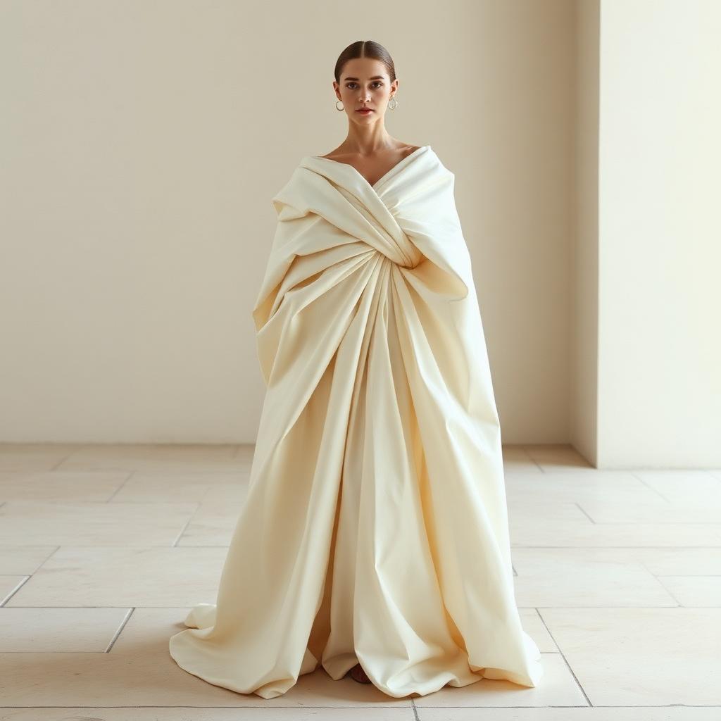 Folded Paper Gown