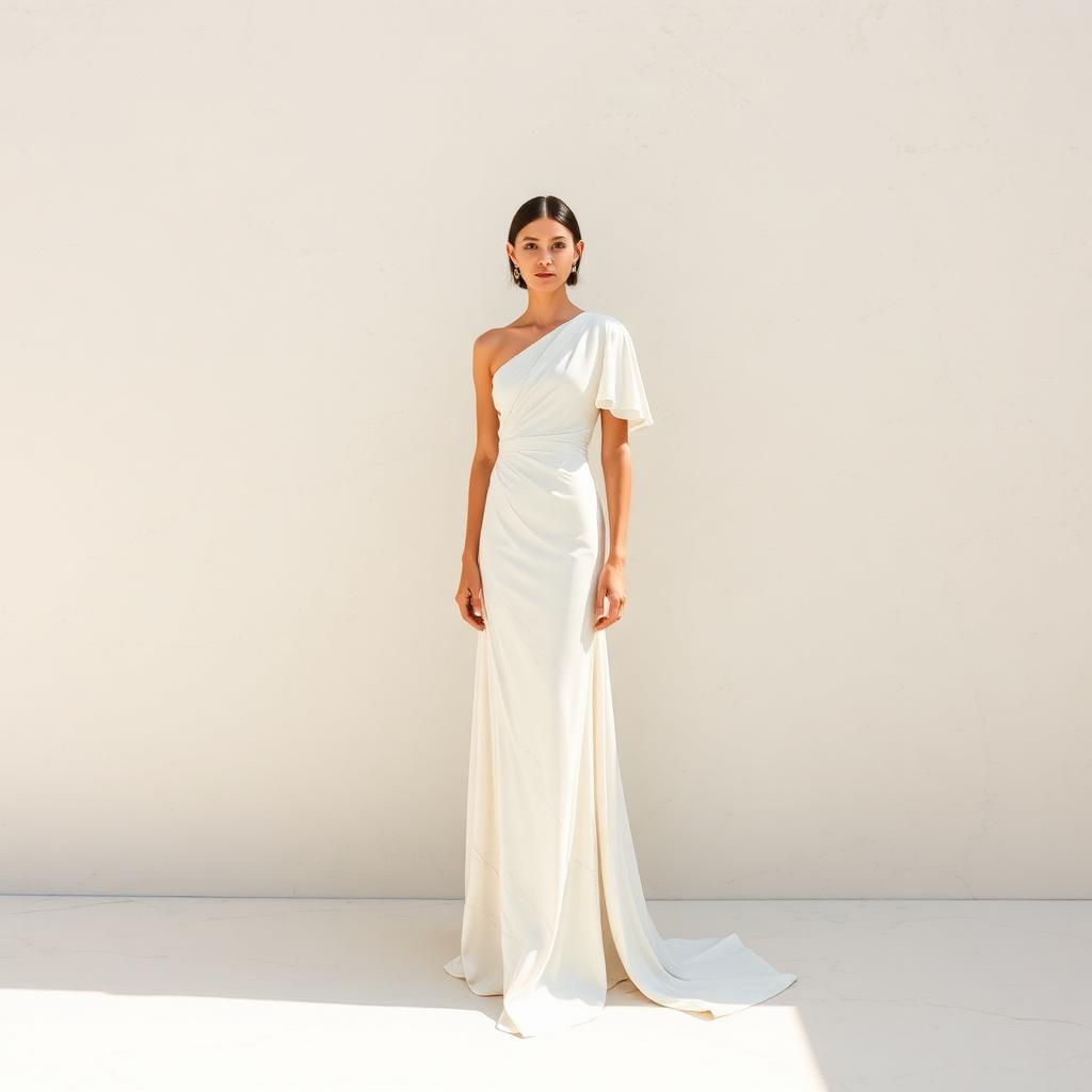 Marble Drape Dress