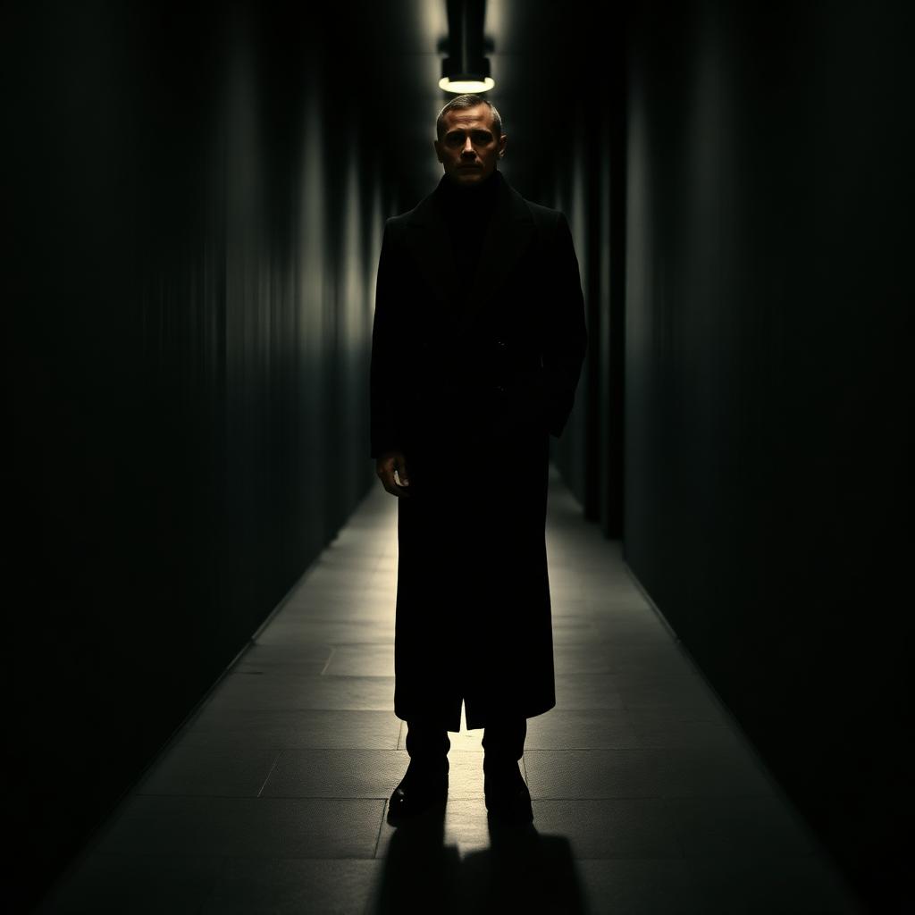 Noir Long Overcoat