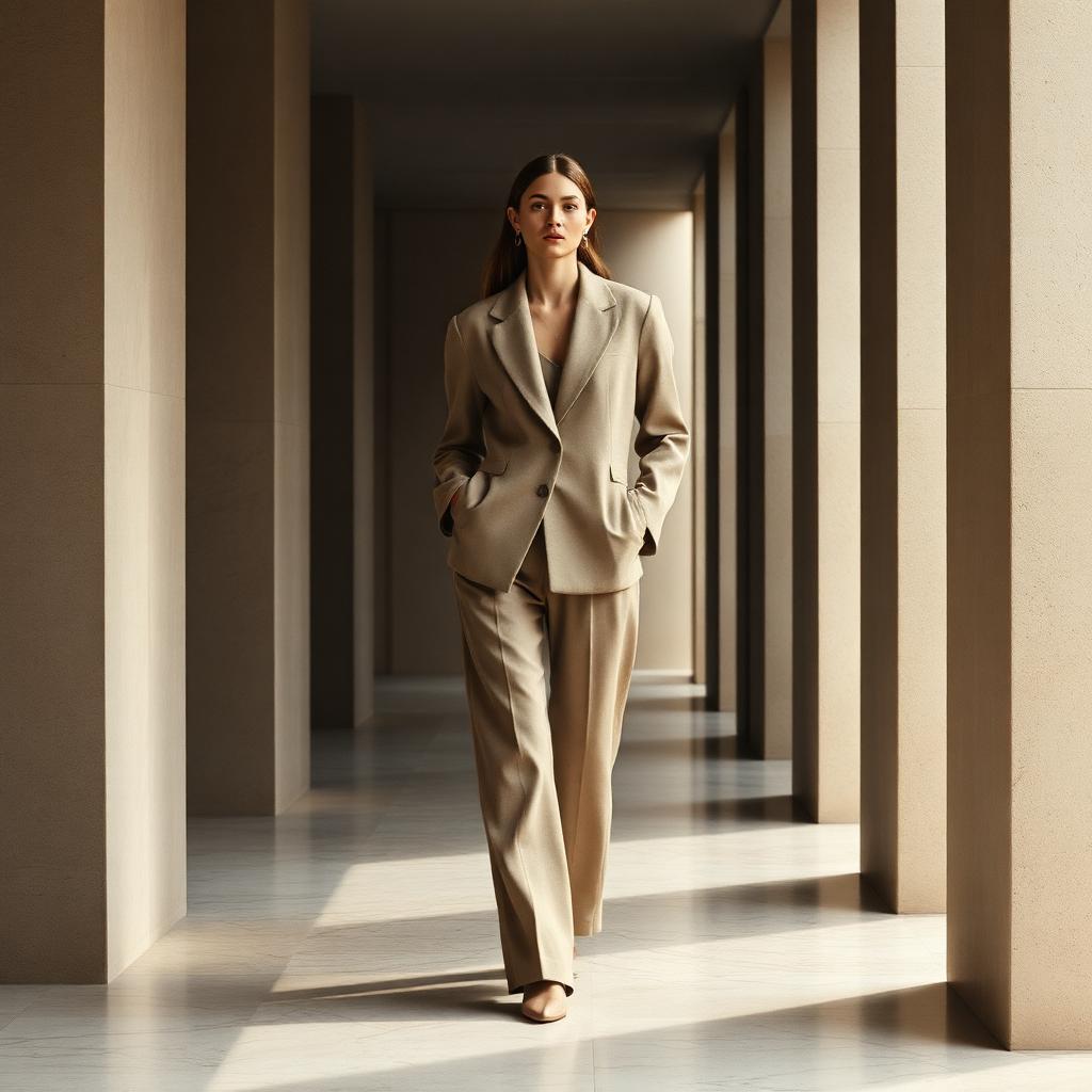 Travertine Soft Tailoring Suit