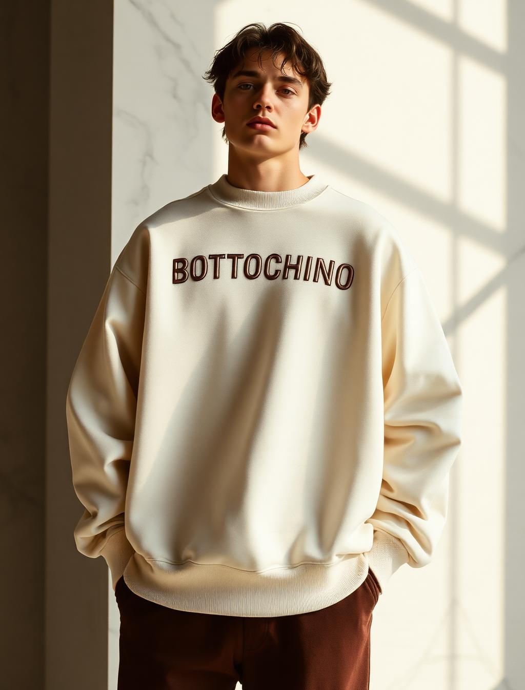 Alabaster Crewneck — Bone