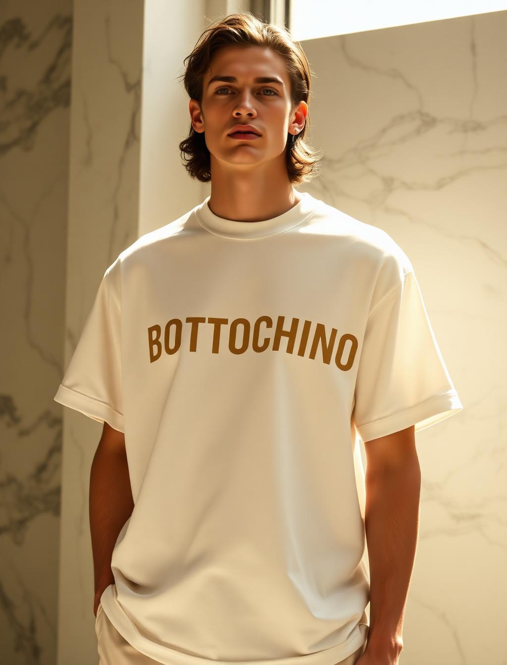 Monogram Tee — Ivory