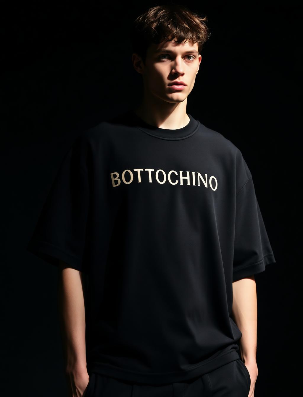 Obsidian Form Tee — Noir